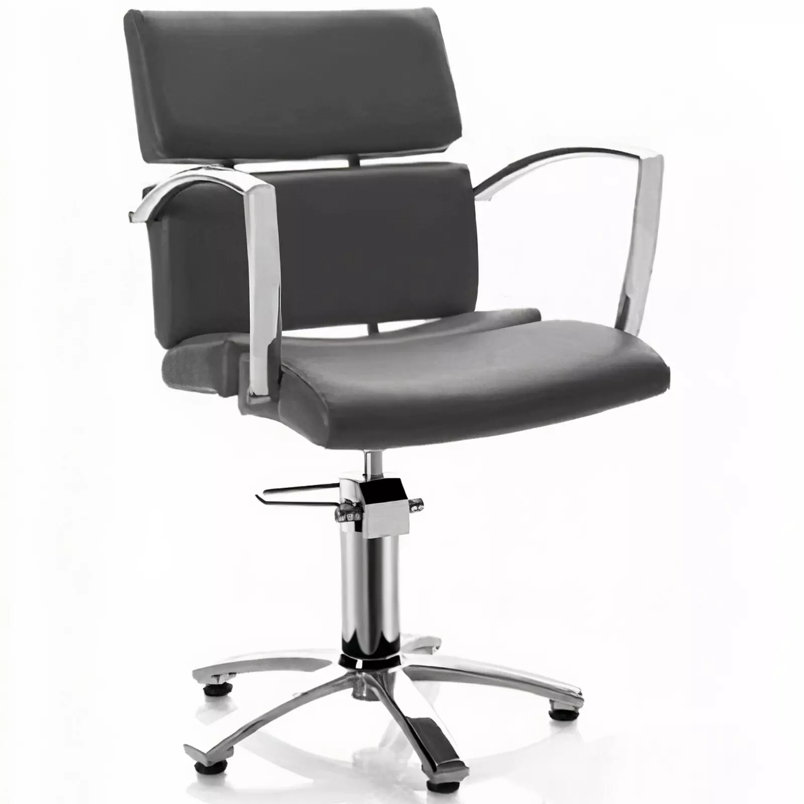 Кресло парикмахерское на гидравлике Tico Professional BM68122-721, черное