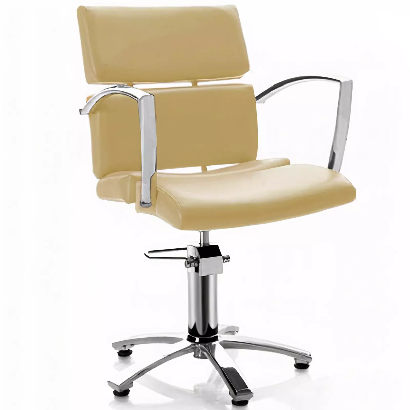 Кресло парикмахерское на гидравлике Tico Professional BM68122-765, золотистое