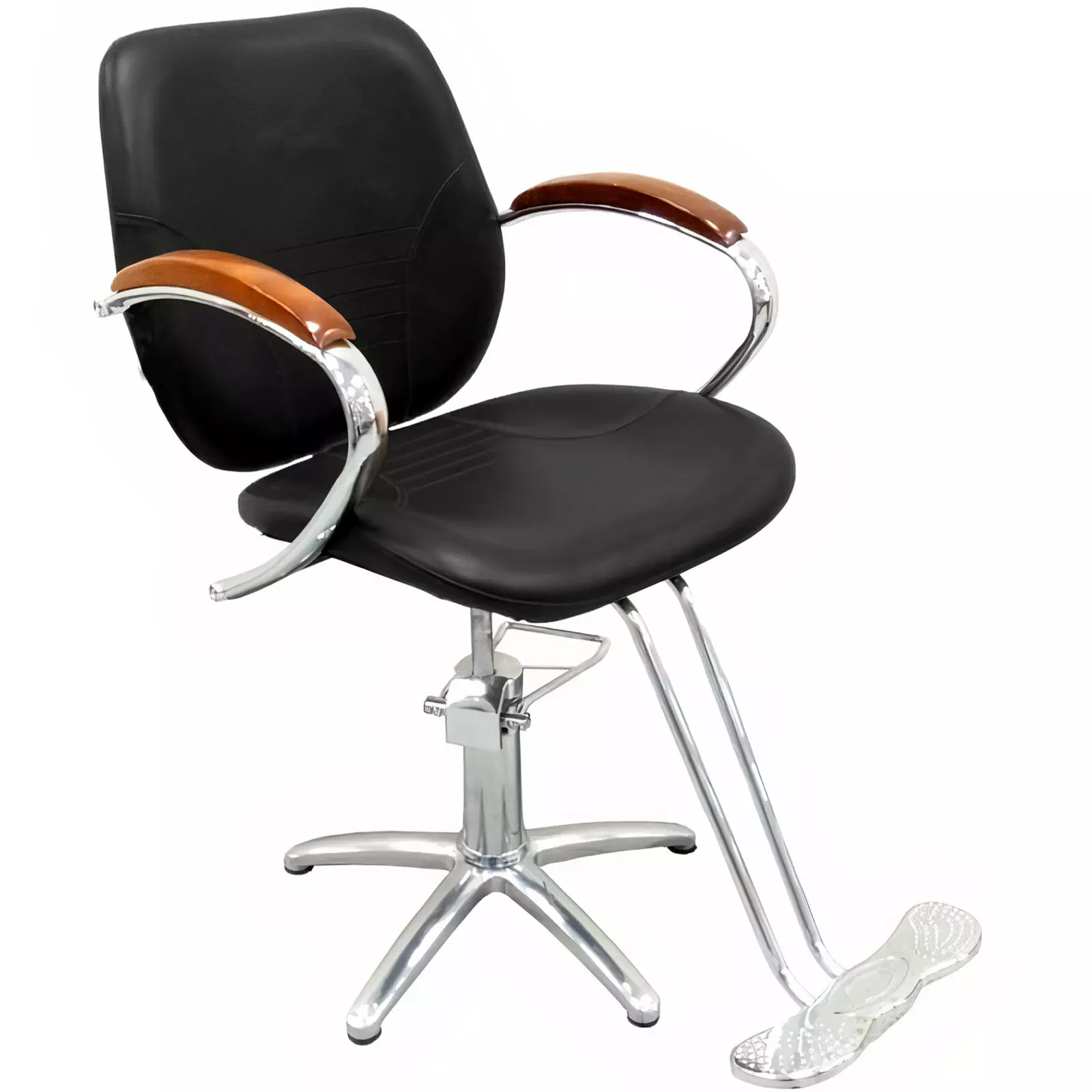 Кресло парикмахерское на гидравлике Tico Professional BM68124, черное