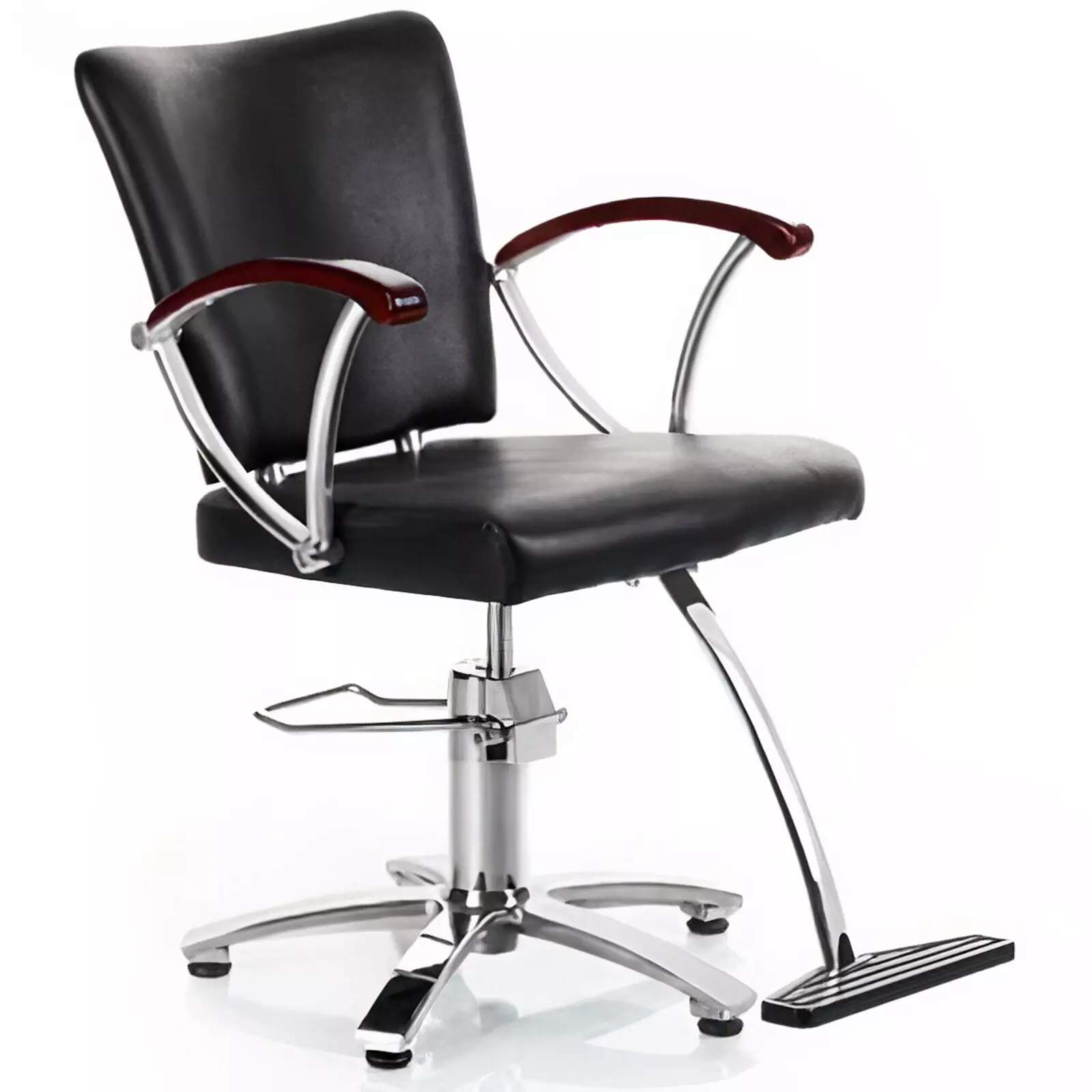 Кресло парикмахерское на гидравлике Tico Professional BM68128, черное