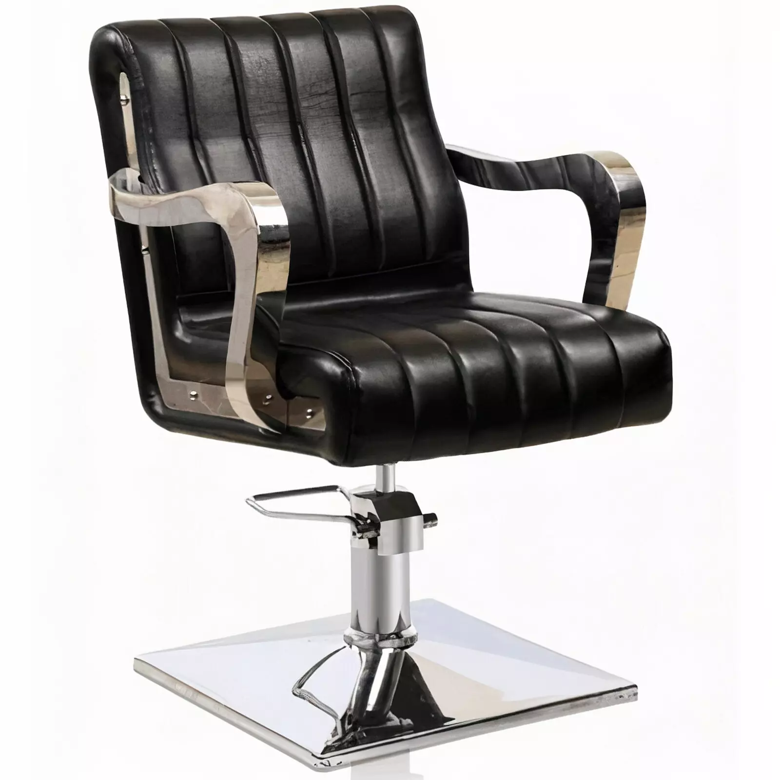 Кресло парикмахерское на гидравлике Tico Professional BM68463-731, черное