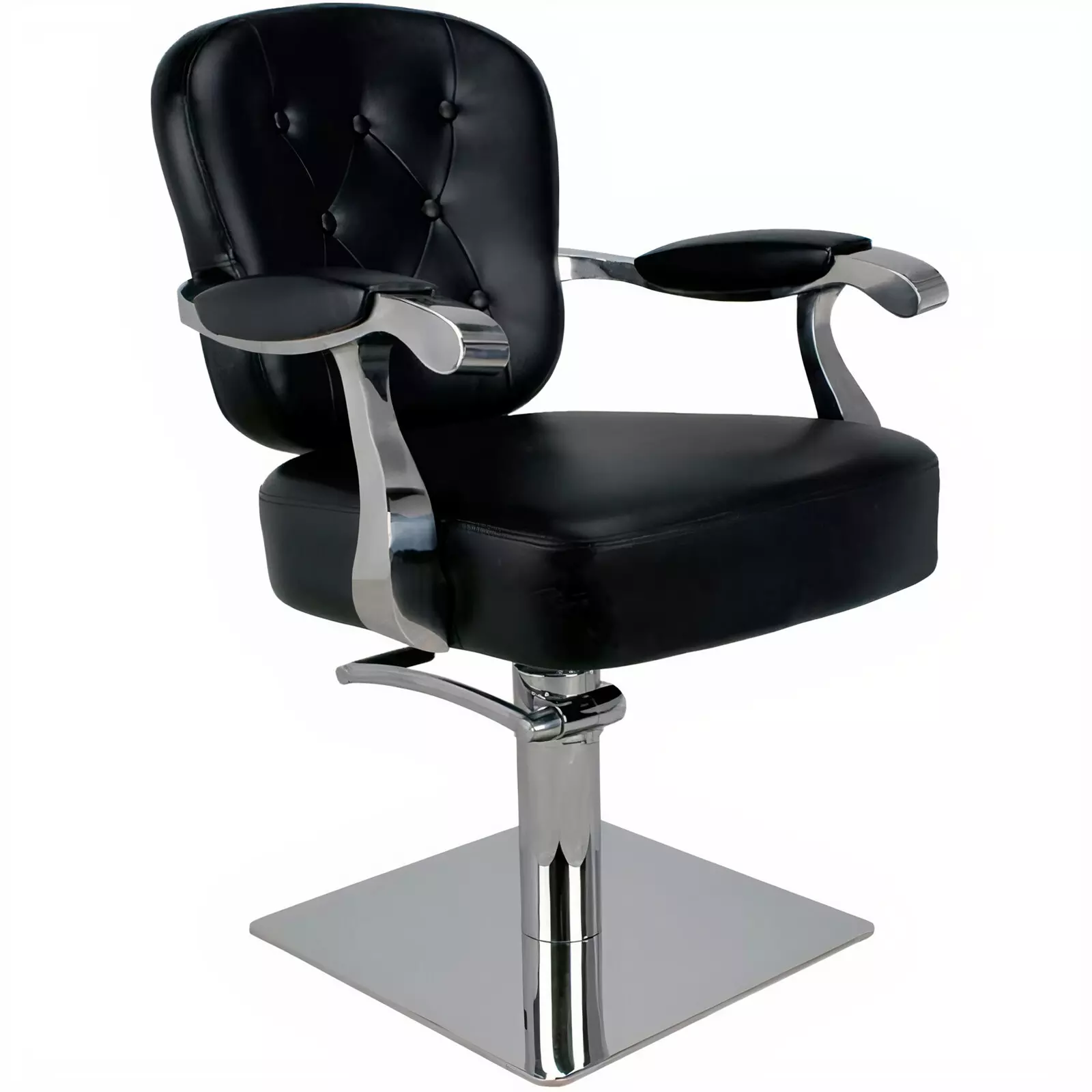 Кресло парикмахерское на гидравлике Tico Professional BM68504-731, черное