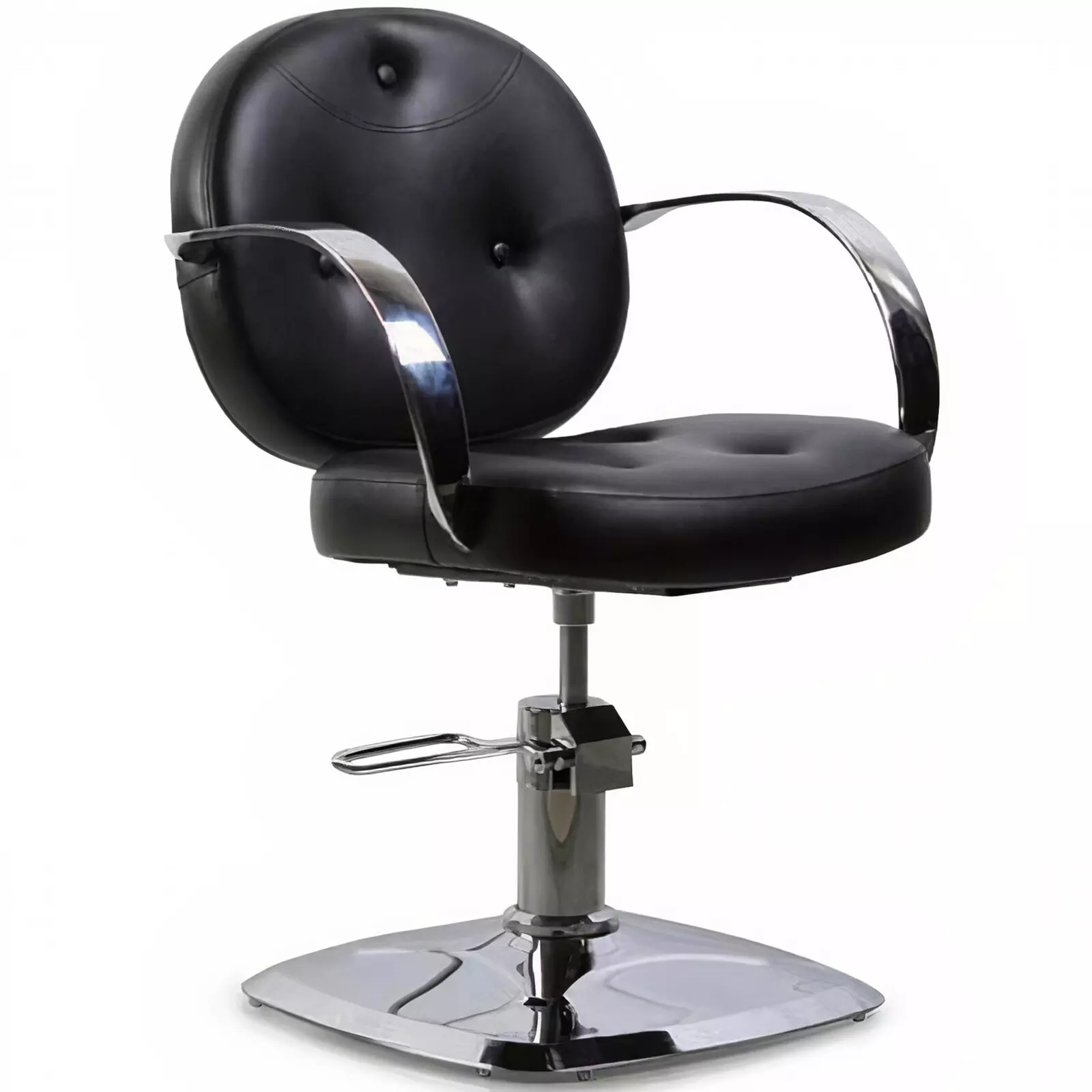 Кресло парикмахерское на гидравлике Tico Professional BM68508-731, черное