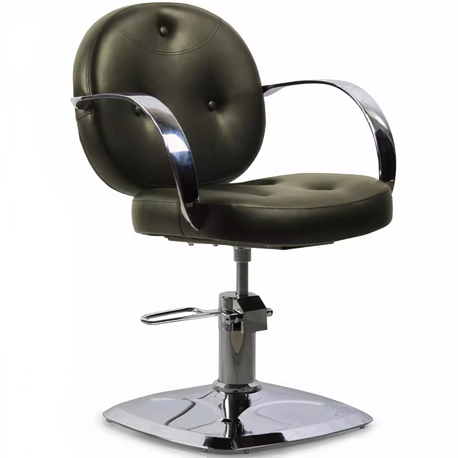 Кресло парикмахерское на гидравлике Tico Professional BM68508-831, зеленое