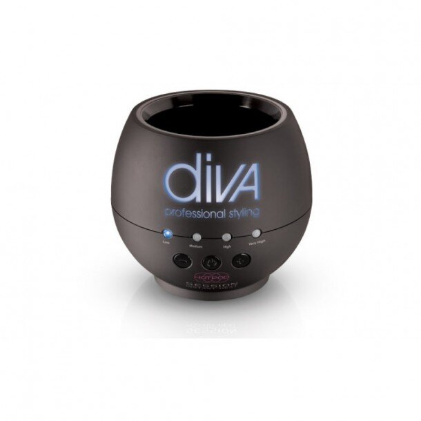 База для бигудей Diva HOTPOD, черная, D420