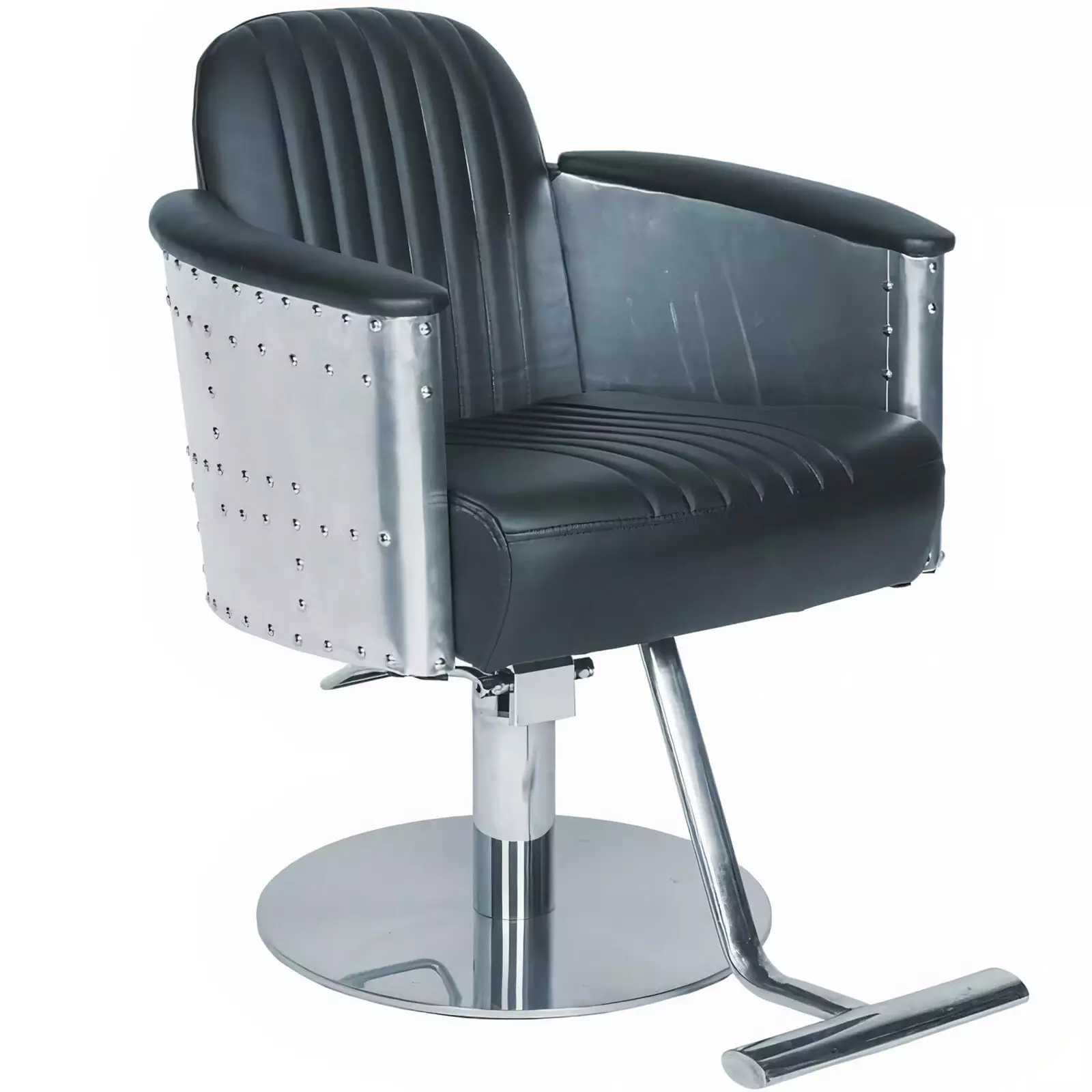 Кресло парикмахерское на гидравлике Tico Professional MY-00829, черное