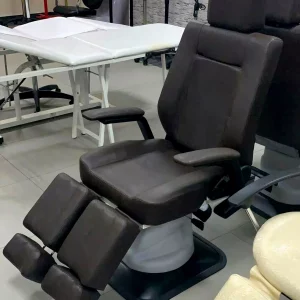 Педикюрне крісло, косметологічна кушетка Tico Professional BM88101-710, темно-коричневе
