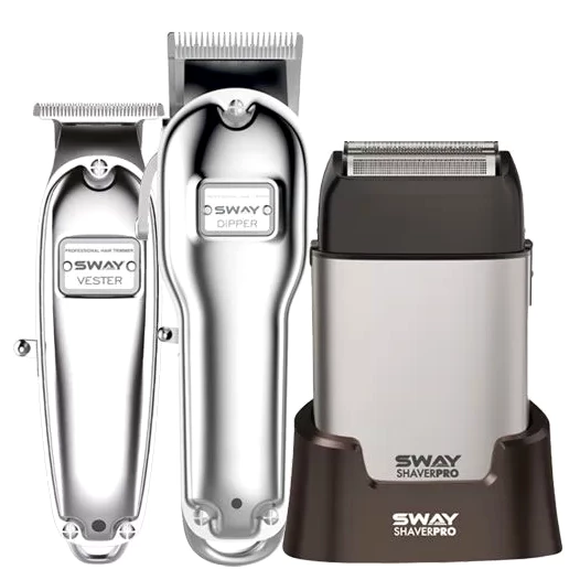 Набор машинок 3 в 1 Sway Dipper, Vester, Shaver Pro Silver