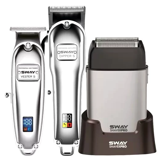 Набор машинок 3 в 1 Sway Dipper S, Vester S, Shaver Pro Silver
