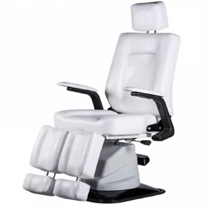 Педикюрное кресло, косметологическая кушетка BM88101-708, белое
