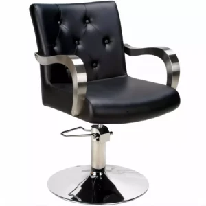 Кресло парикмахерское на гидравлике Tico Professional BM68498-731, черное