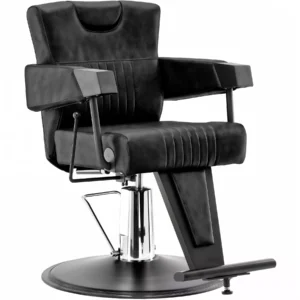 Кресло для барбершопа гидравлическое 008-05-BLACK-BLACK Tyrs Barberking