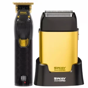 Набор парикмахера Sway триммер Cooper + шейвер Shaver Pro Gold